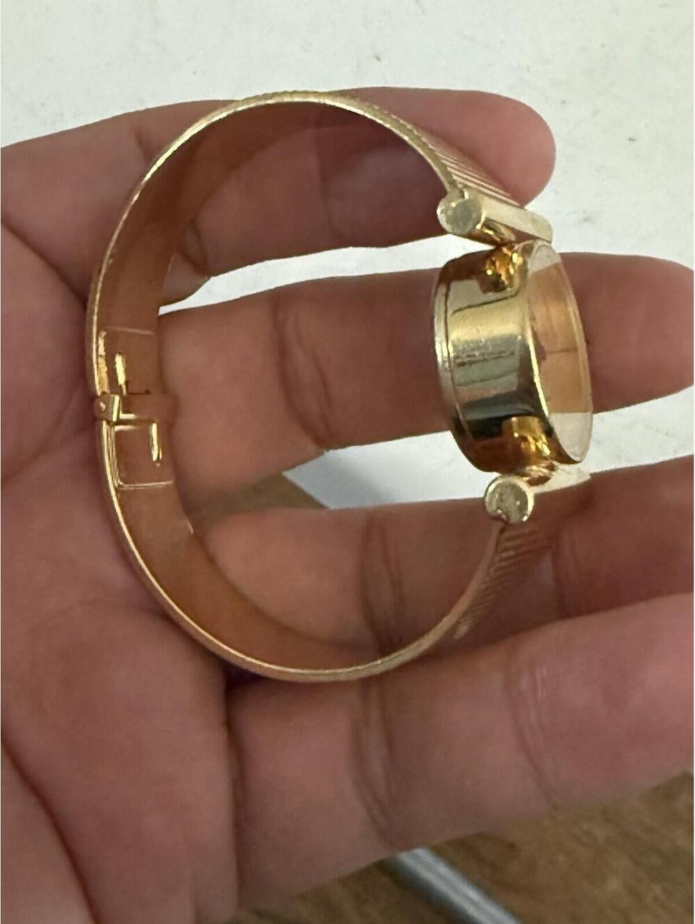 Marcel Boucher Ladies Cuff Watch Manual Wind 17 Jewels Vintage